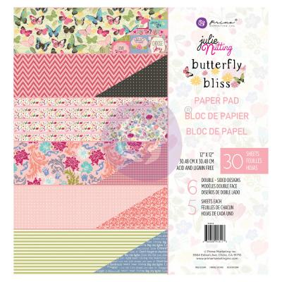Prima Marketing Butterfly Bliss Designpapier - Paper Pad